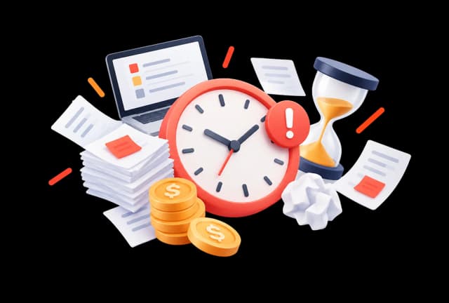 Wasted time and resources